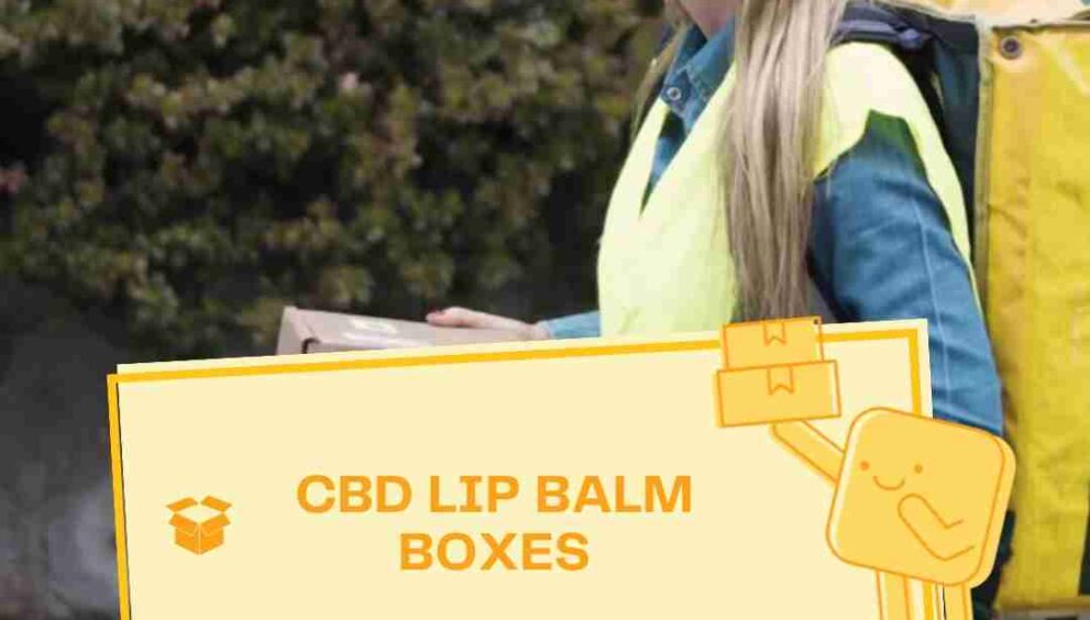CBD lip balm boxes