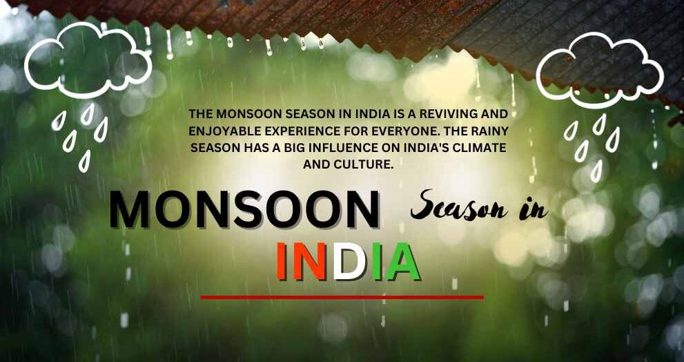 Monsoon season in India